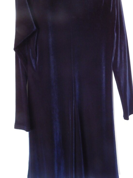 Vintage Moda Int'l A line Velvet Dress - Picture 3 of 5